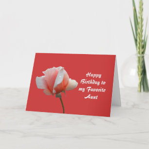 Birthday Kaart voor favoriete tante