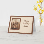 Birthday Kaart voor Frank, War Hero (Gele Bloem)