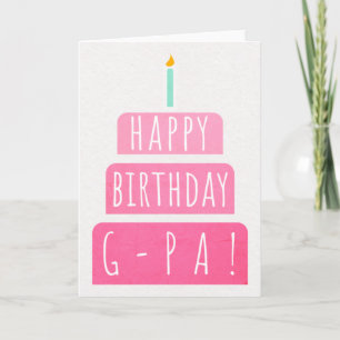 Birthday Kaart voor G-Pa