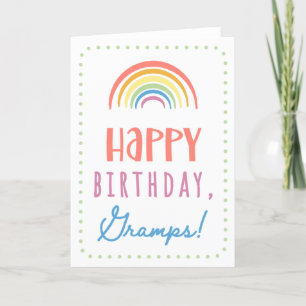 Birthday Kaart voor Gramps