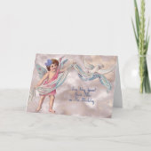 Birthday Kaart voor Great Niece met Angel (Voorkant)