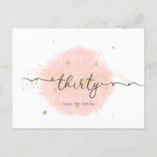 Birthday-kaart voor haar briefkaart