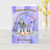 Birthday Kaart voor huishouding (Gele Bloem)