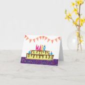 Birthday Kaart voor Madr (Gele Bloem)