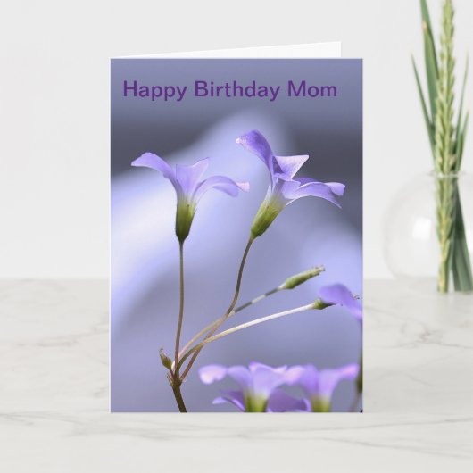 Birthday-kaart voor mam kaart (Voorkant)