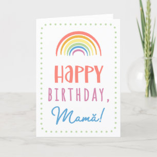 Birthday Kaart voor Mamă