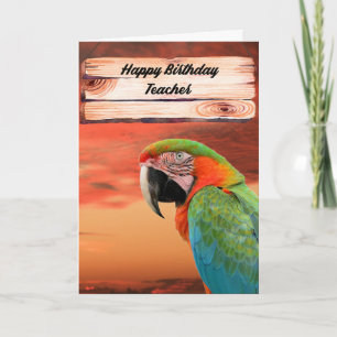 Birthday Kaart voor man- of Vrouw leraar