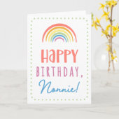 Birthday Kaart voor Nonnie (Gele Bloem)