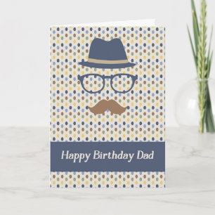Birthday Kaart voor papa met Polka Dots