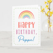 Birthday Kaart voor Pappa (Gele Bloem)
