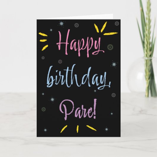 Birthday Kaart voor pare (Voorkant)