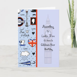 Birthday Kaart voor Persoon in Londen