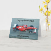 Birthday-kaart voor Red Racing Kaart (Gele Bloem)
