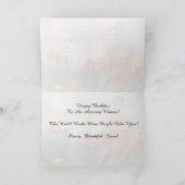 Birthday Kaart - White Peacock Butterflies (Binnen)