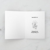 Birthday-kaart zonder geld binnenin Funny Birthday Kaart (Binnen)