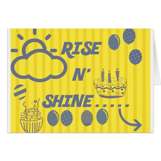 Birthday-kaarten (Voorkant Horizontaal)