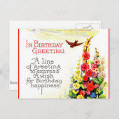 Birthday-kaarten Briefkaart (Voorkant / Achterkant)