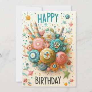 Birthday-kaarten Kaart