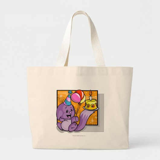 Birthday Kacheek Grote Tote Bag (Voorkant)
