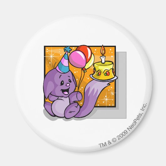 Birthday Kacheek Magneet (Voorkant)