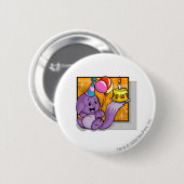 Birthday Kacheek Ronde Button 5,7 Cm (Voorkant /achterkant)