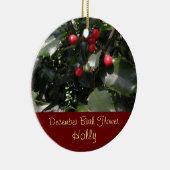 Birthday Keepomwille - December - aangeboren bloem Keramisch Ornament (Rechts)