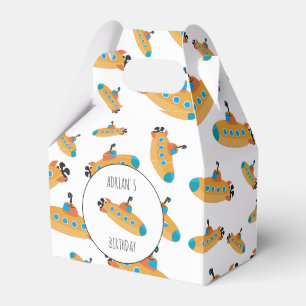 Birthday-Kind van het onderzeeërs Bedankdoosjes