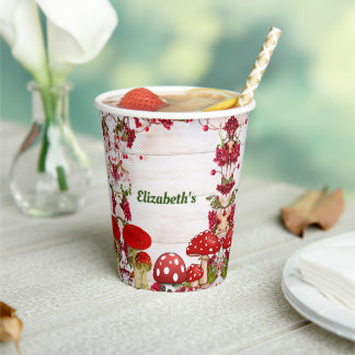 Birthday Kind van Red Berry Garden Toadstool Papieren Bekers