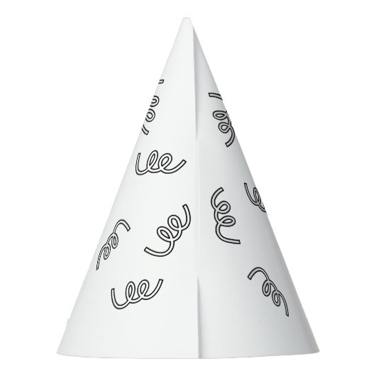 Birthday kinderen - Kleur uw eigen Pet Feesthoedjes (Achterkant)