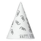 Birthday kinderen - Kleur uw eigen Pet Feesthoedjes (Links)