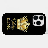 Birthday King Gold Crown Royal Queen Luxury Case-Mate iPhone Case (Achterkant (horizontaal))