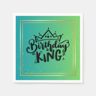 Birthday King Paper Napkins Servet