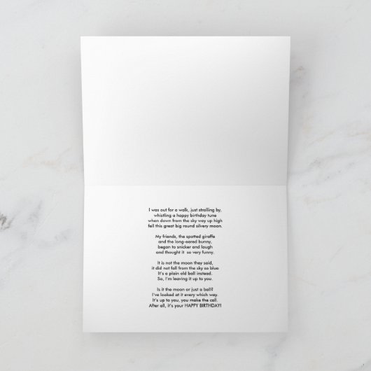 Birthday, kleinzoon, olifant, Giraffe Kaart (Binnen)