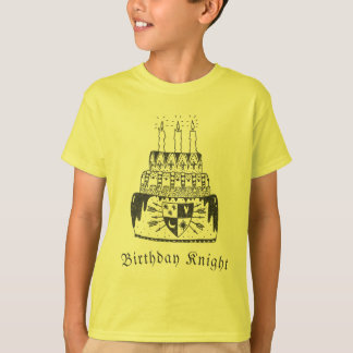 Birthday Knight medieval kinder t-shirt