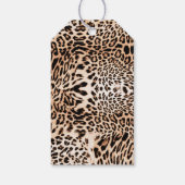 Birthday Leopard Fur Print Cadeaulabel (Achterkant)