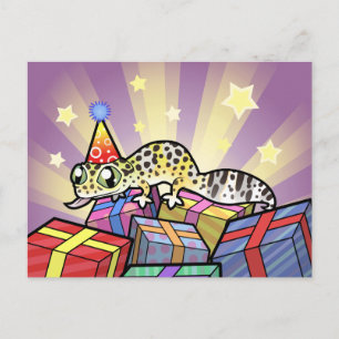 Birthday Leopard Gecko Briefkaart