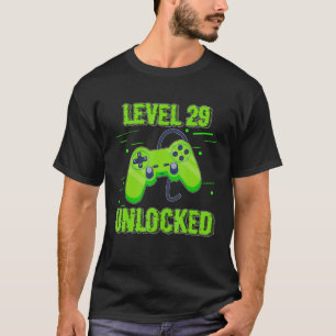 Birthday Level 29 Unlocked videospelletjes Control T-shirt
