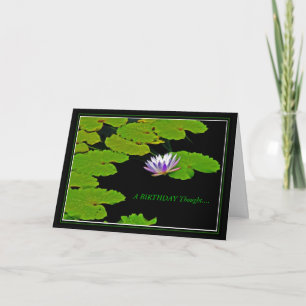 BIRTHDAY Lily Pad Kaart