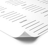 Birthday list poster (Hoek)