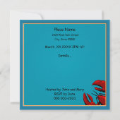 Birthday Lobster Boil Party Invitation Kaart (Achterkant)