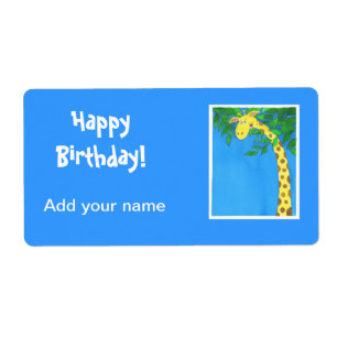 Birthday Lollipop Labels Party Favors Wrapper Labe