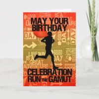 Birthday Male Runner Sport Thema