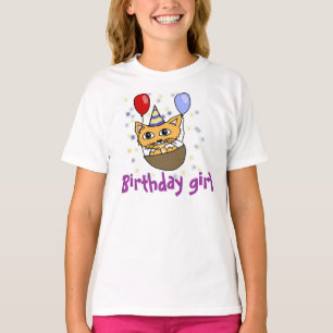 Birthday meisje t-shirt