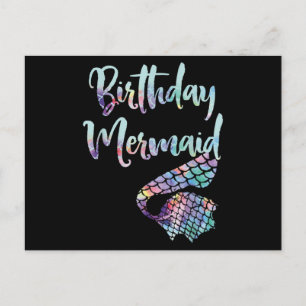 Birthday Mermaid Briefkaart