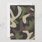 Birthday Militaire Camouflage Foto - Aangepaste ka (Achterkant)