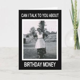 Birthday Money Kaart