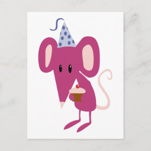 Birthday Mouse Briefkaart