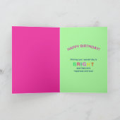 Birthday, Mouse & Cheese, Kaleidoscope Collection Kaart (Binnen)