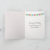 Birthday Mouse met Pet van de partij Kaart (Binnen)