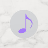 Birthday Music Notes Table Confetti (Kleine voorkant)